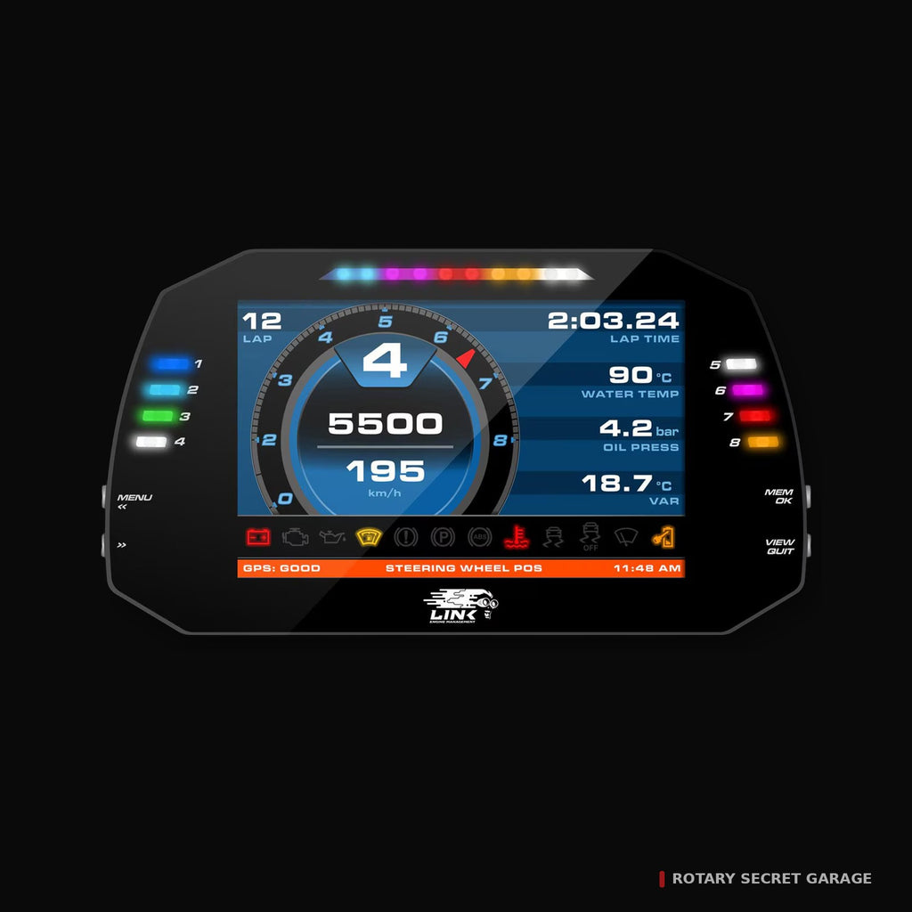 Link MXG Light 7" Digital Dash – Street / Race