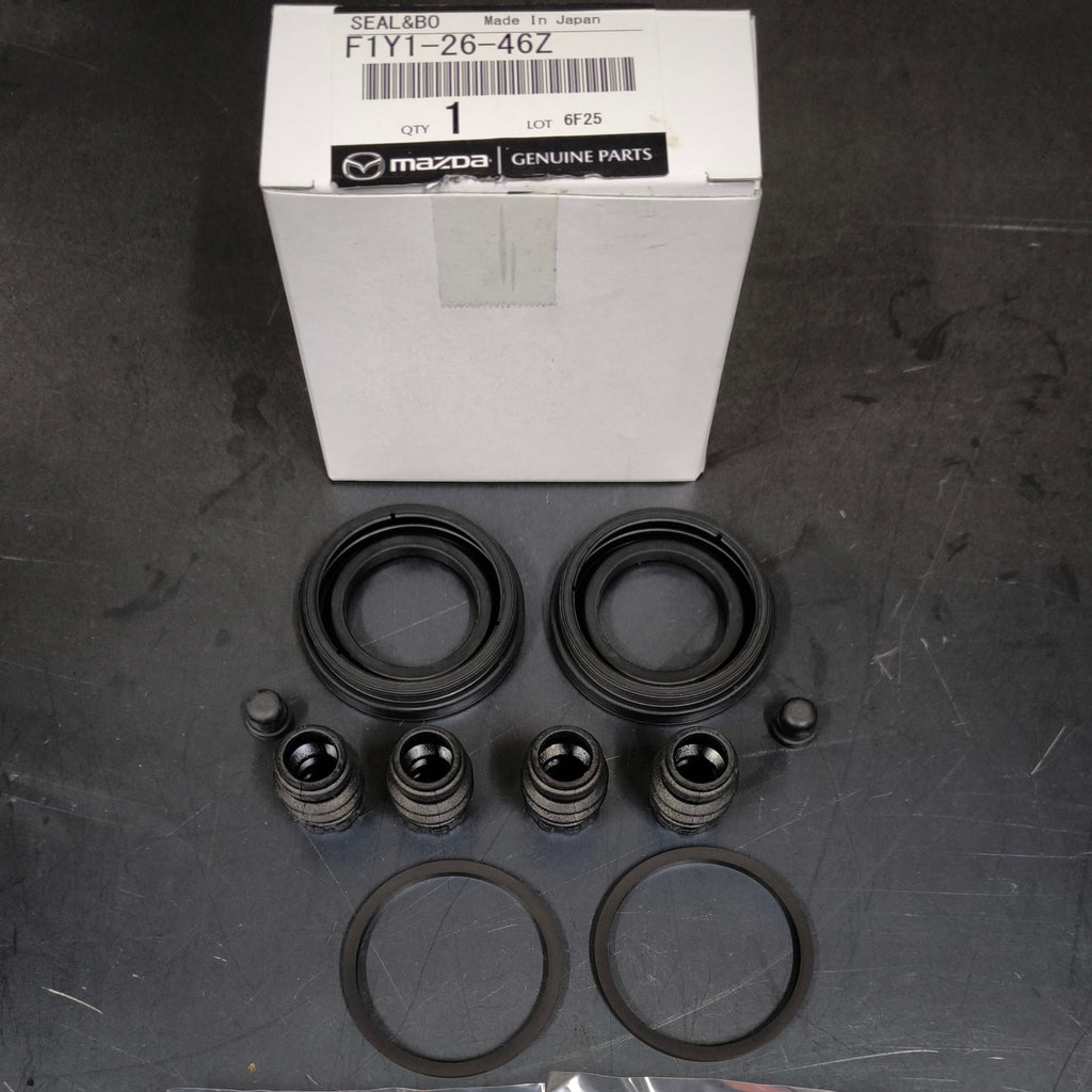 Genuine Mazda RX-8 Rear Brake Caliper Rebuild Kit – F1Y1-26-46Z