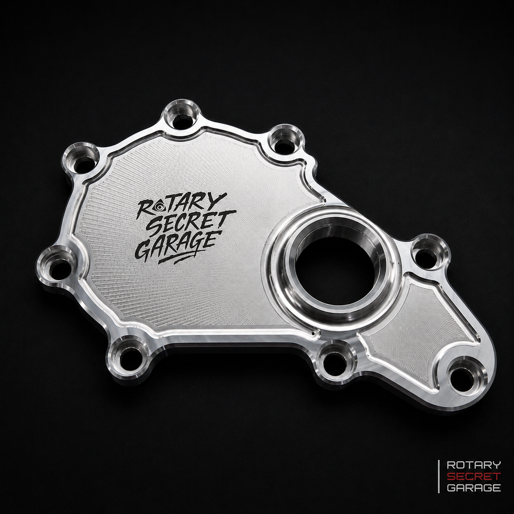 RSG Engineered Mazda RX-8 EWP Adapter Plates – 13B Renesis