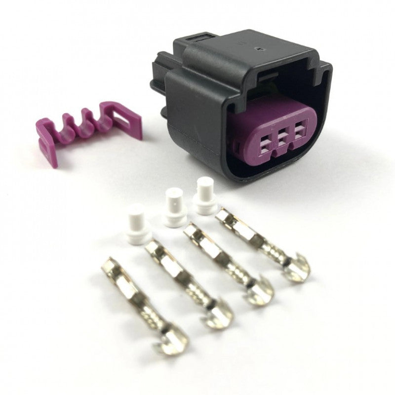 Flex Fuel E85 ethanol sensor kit with connector and Aeroflow quick fittings