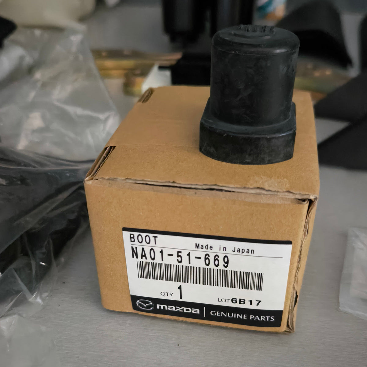 Genuine Mazda RX-7 FD3S headlight retractor motor boot NA01-51-669