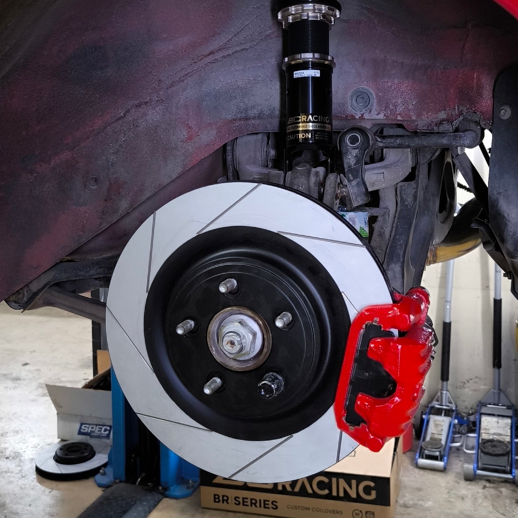 RSG Engineered Mazda RX-7 FD3S 325mm Rear Big Brake Kit