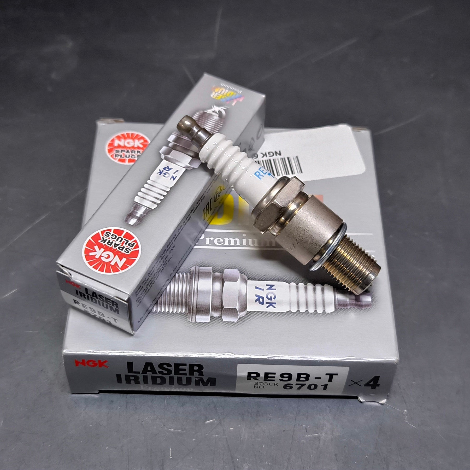 NGK RX-8 Trailing Spark Plug RE9B-T 6701 Laser Iridium – Made in Japan