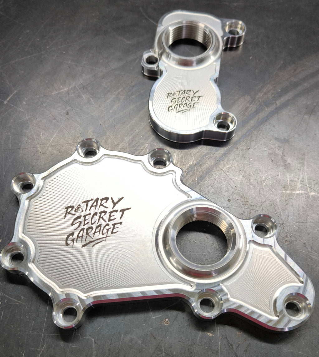 RSG Engineered Mazda RX-8 EWP Adapter Plates – 13B Renesis