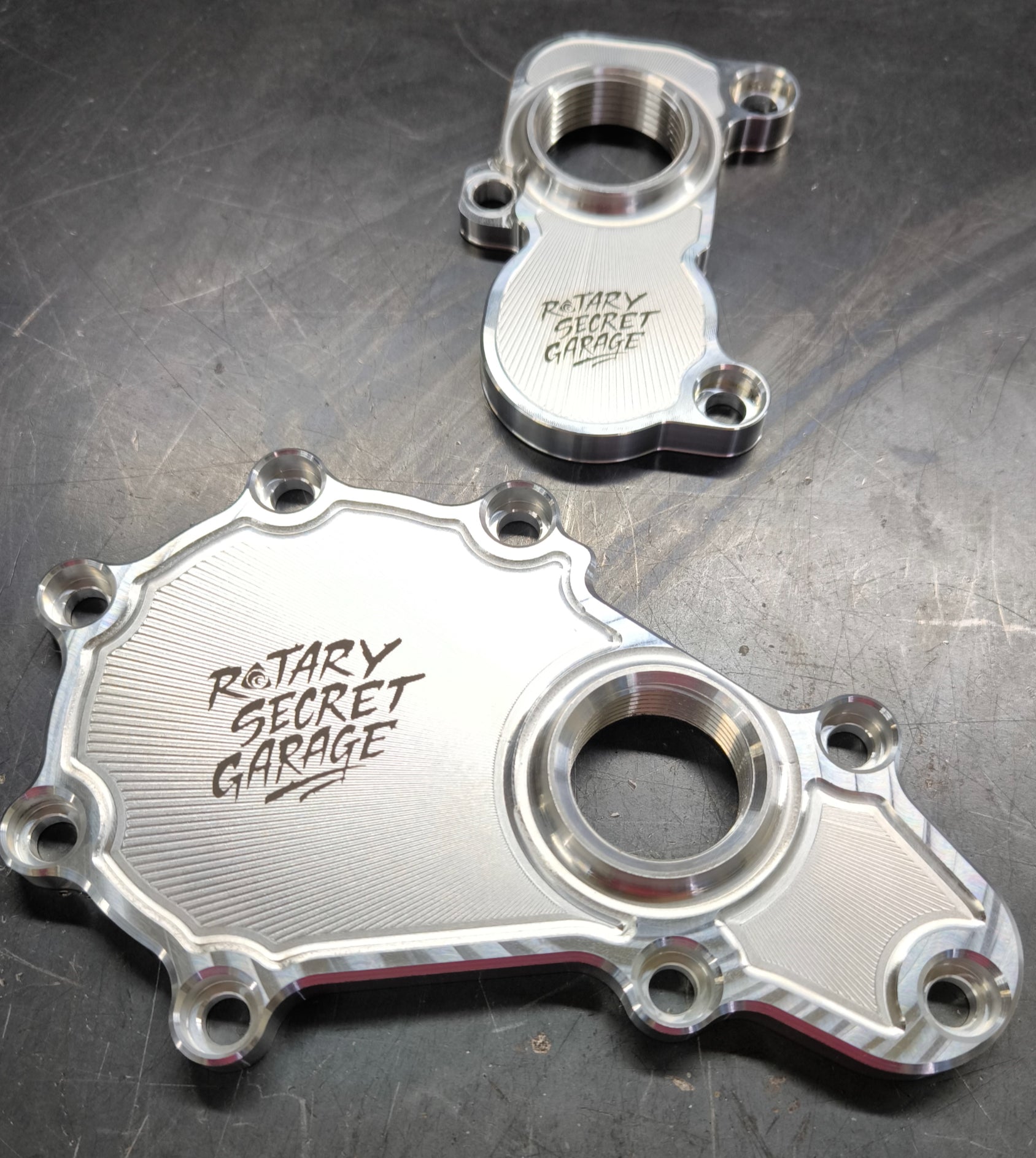 RSG Engineered Mazda RX-8 EWP Adapter Plates – 13B Renesis