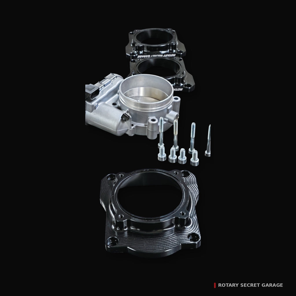 RSG Engineered 13B-REW Bosch 82mm DBW throttle body adapter RX-7 FD3S
