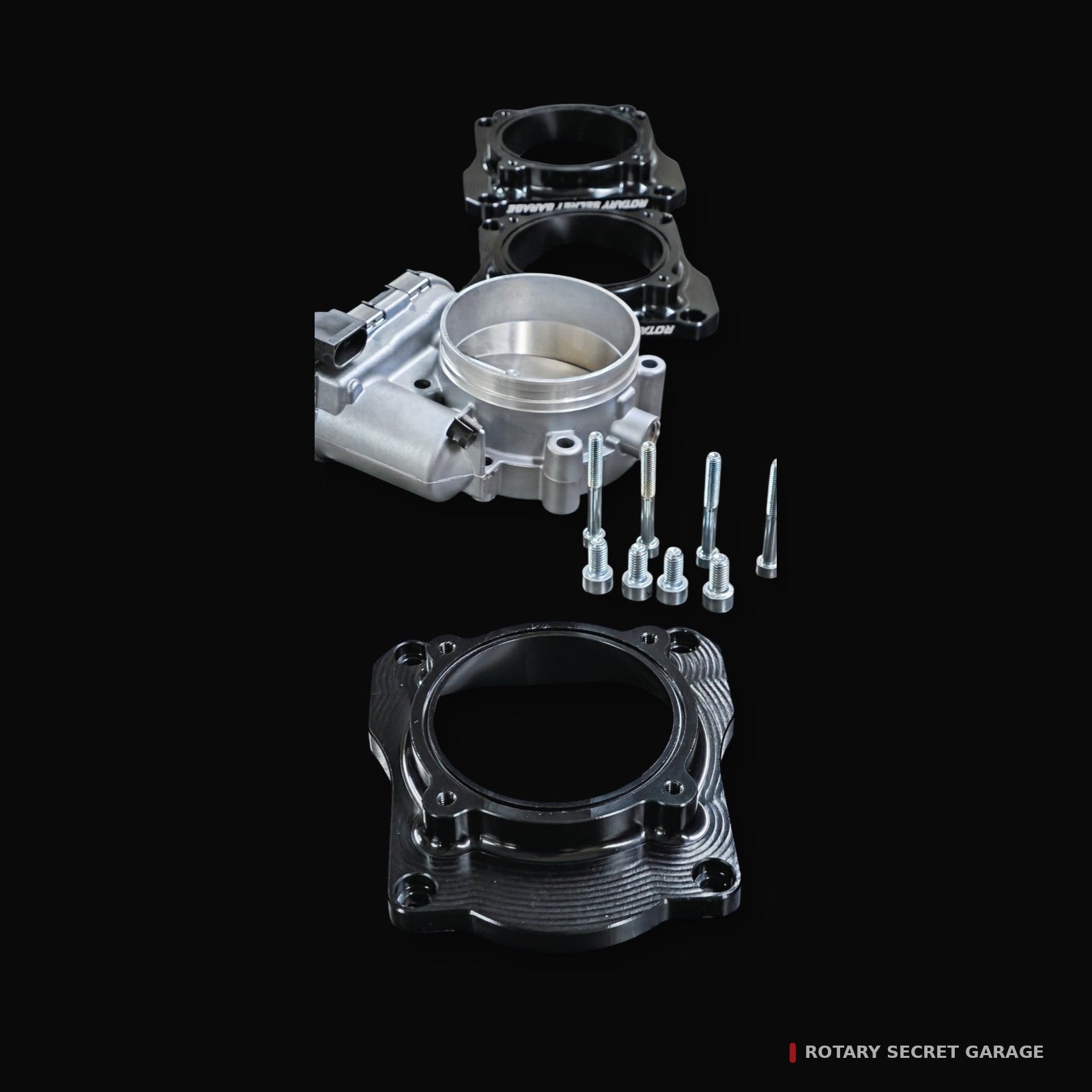 RSG Engineered 13B-REW Bosch 82mm DBW throttle body adapter RX-7 FD3S