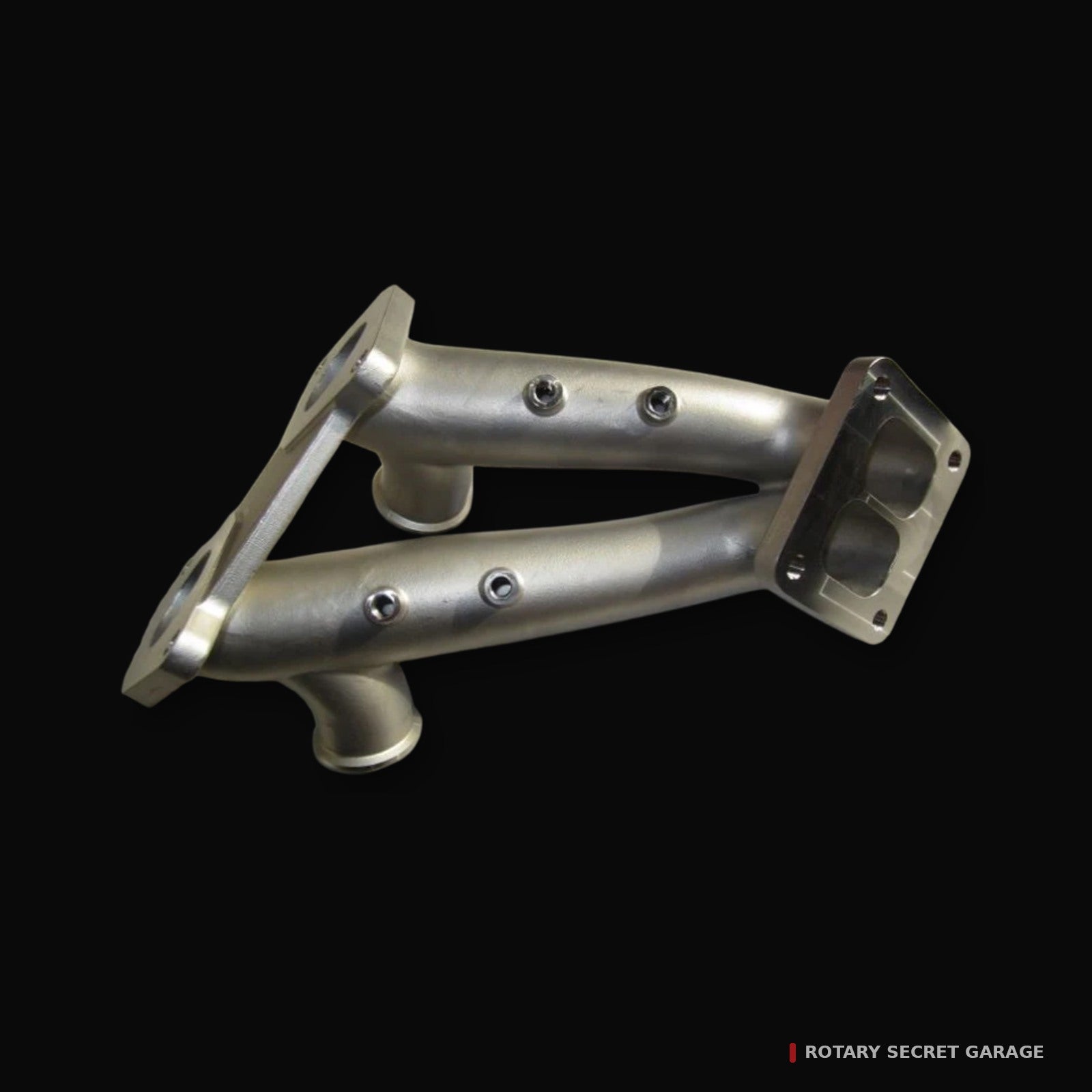 Turblown 347SS T4 twin-scroll turbo manifold for Mazda RX-7 FD3S 13B-REW