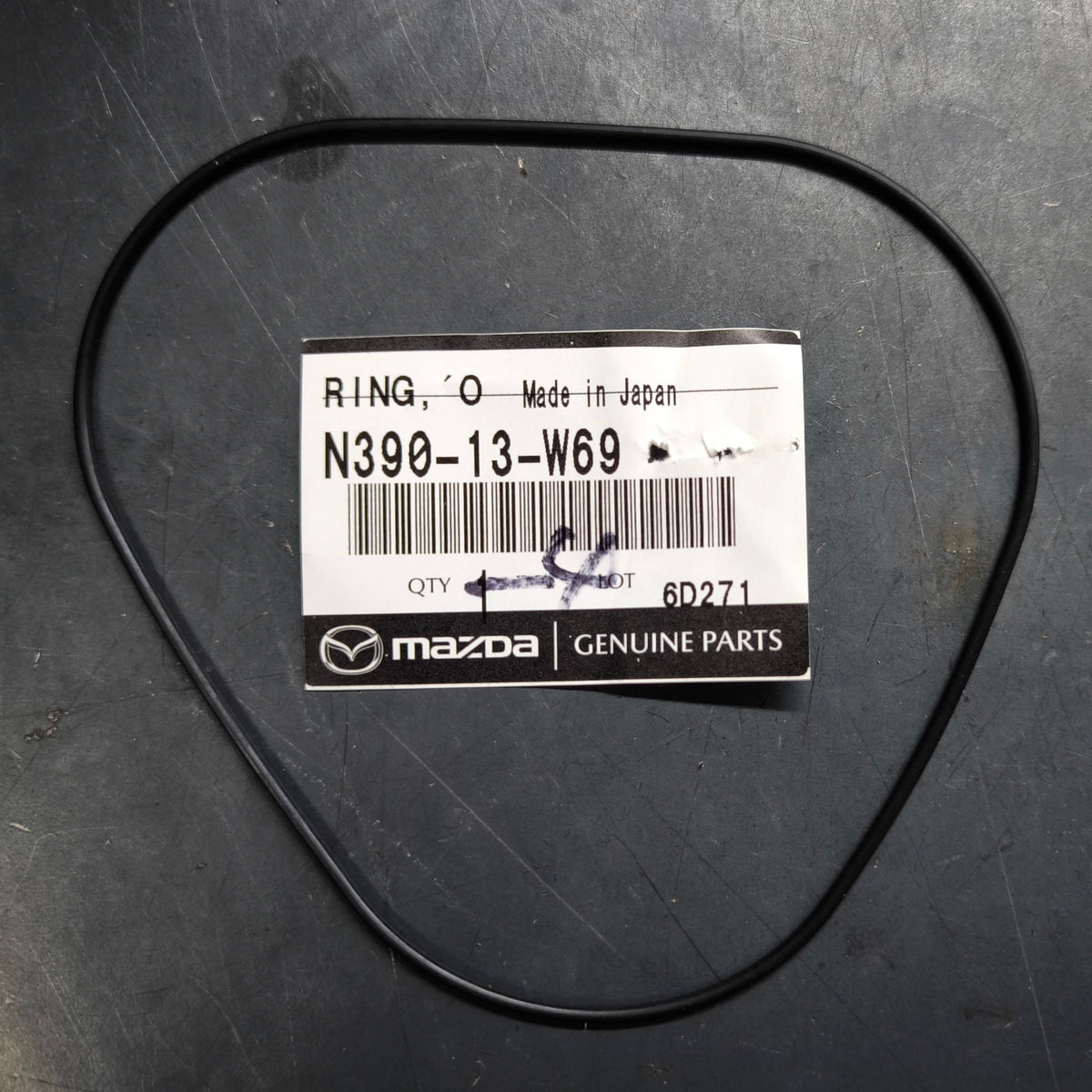 Genuine Mazda RX-7 FD3S throttle body water bypass O-ring N390-13-W69